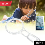 Handheld Plastic Magnifying Glasses (1 Pc  55 Mm)