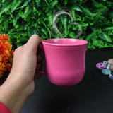 Premium Plastic Coffee  Tea Cups  Mug With Handle (1 Pc  With Color Box  Mix Color)