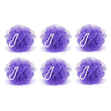 6074 Bath Shower Loofah Sponge Pouf Body Scrubber (Pack Of 6pcs)