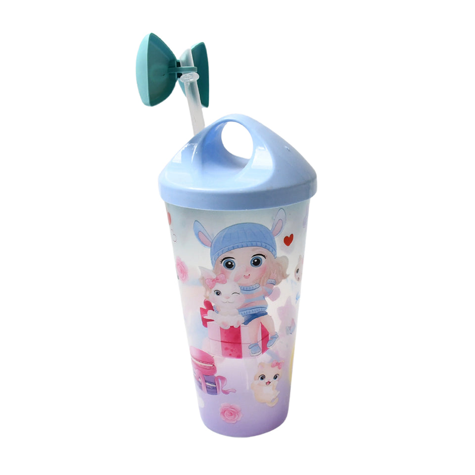0290 Led Light Unicorn Water Bottletumbler Mug With Straw  Lid For Kids Glitter Sipper With Toy Drinking Cups For Boys And Girls Schooltuitiongym Picnic Kids And Adults Birthday Return Gifts