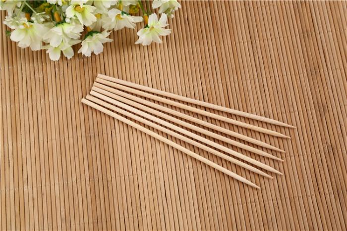 1116 Natural Bamboo Wooden Skewersbbq Sticks For Barbeque And Grilling