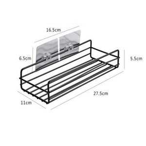 1764  Multipurpose Wall Mount Metal Bathroom Shelf And Rack For Home And Kitchen.