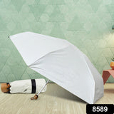 3-fold Sun  Rain Protective Solid Foldable Umbrella (1 Pc)