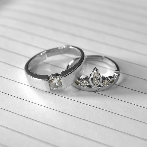 Special Couple Ring Set For Valentines Lovers