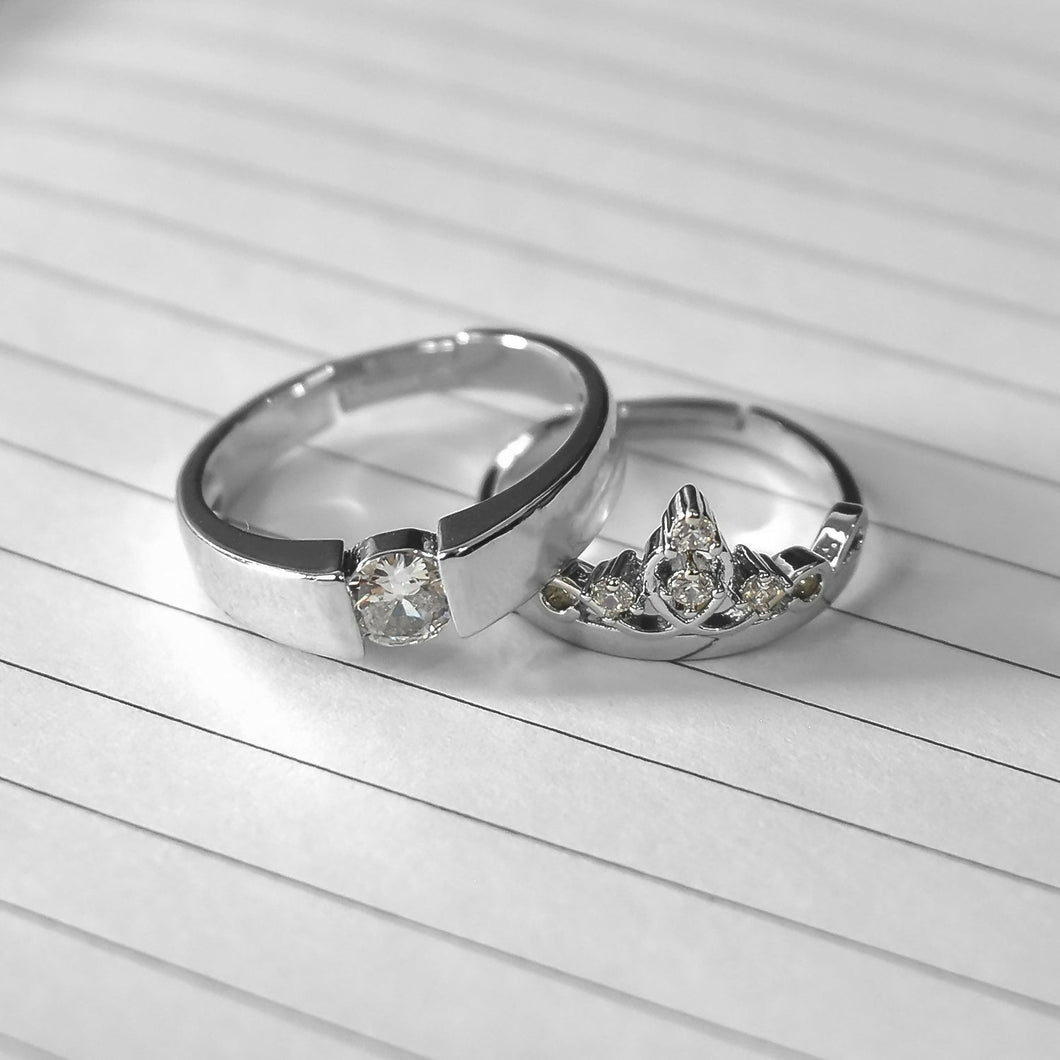 Special Couple Ring Set For Valentines Lovers