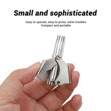 Stainless Steel Painless Nose Hair Remover (1 Pc)