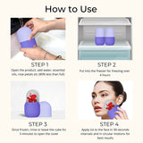 1224p Beauty Ice Roller For Face Massager  Eye Reusable Face Rollers Facial Roller ( Purple Color)