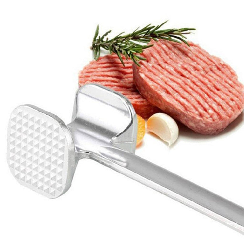 1595 Double Side Beaf Steak Mallet Meat Hammer Tool Aluminium High Quality Tool For Home  Restaurant Use