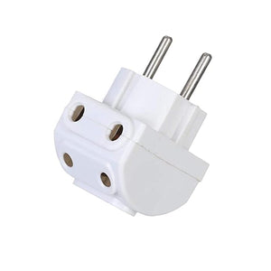 5-way 2 Pin Multi-plug Socket  Converter (1 Pc)