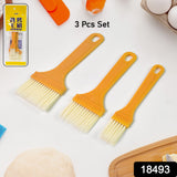 Multifunction Basting Brush Barbecue Brush For Cooking Pastry Brush Baking (3 Pcs Set)