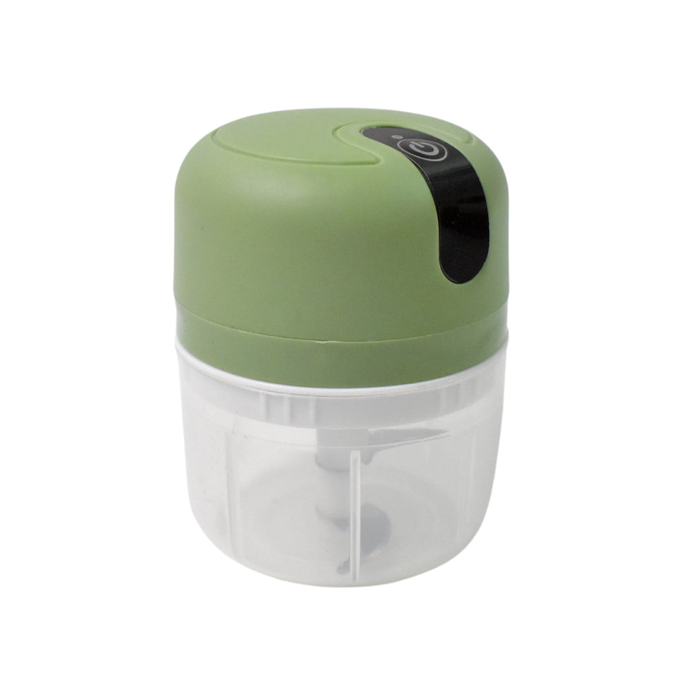 Wireless Usb Rechargeable Mini Electric Garlic Machine  Chopper 3 Blades (250ml)