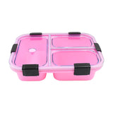 Plastic 3 Compartment Insulated Lunch Box Lunch Box (1 Pc)