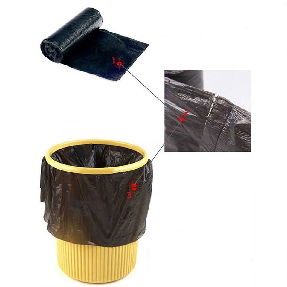 15729 Black Garbage Bags  Dustbin Bags  Trash Bags 45x50cm (1pc)