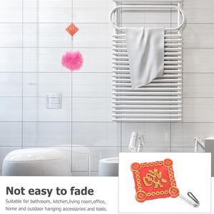 4267 Multipurpose Strong Hook Self-adhesive Hooks For Wall Heavy Plastic Hook Sticky Hook Household For Home  Decorative Hooks Bathroom  All Type Wall Use Hook  Suitable For Bathroom Kitchen Office