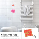 4267 Multipurpose Strong Hook Self-adhesive Hooks For Wall Heavy Plastic Hook Sticky Hook Household For Home  Decorative Hooks Bathroom  All Type Wall Use Hook  Suitable For Bathroom Kitchen Office
