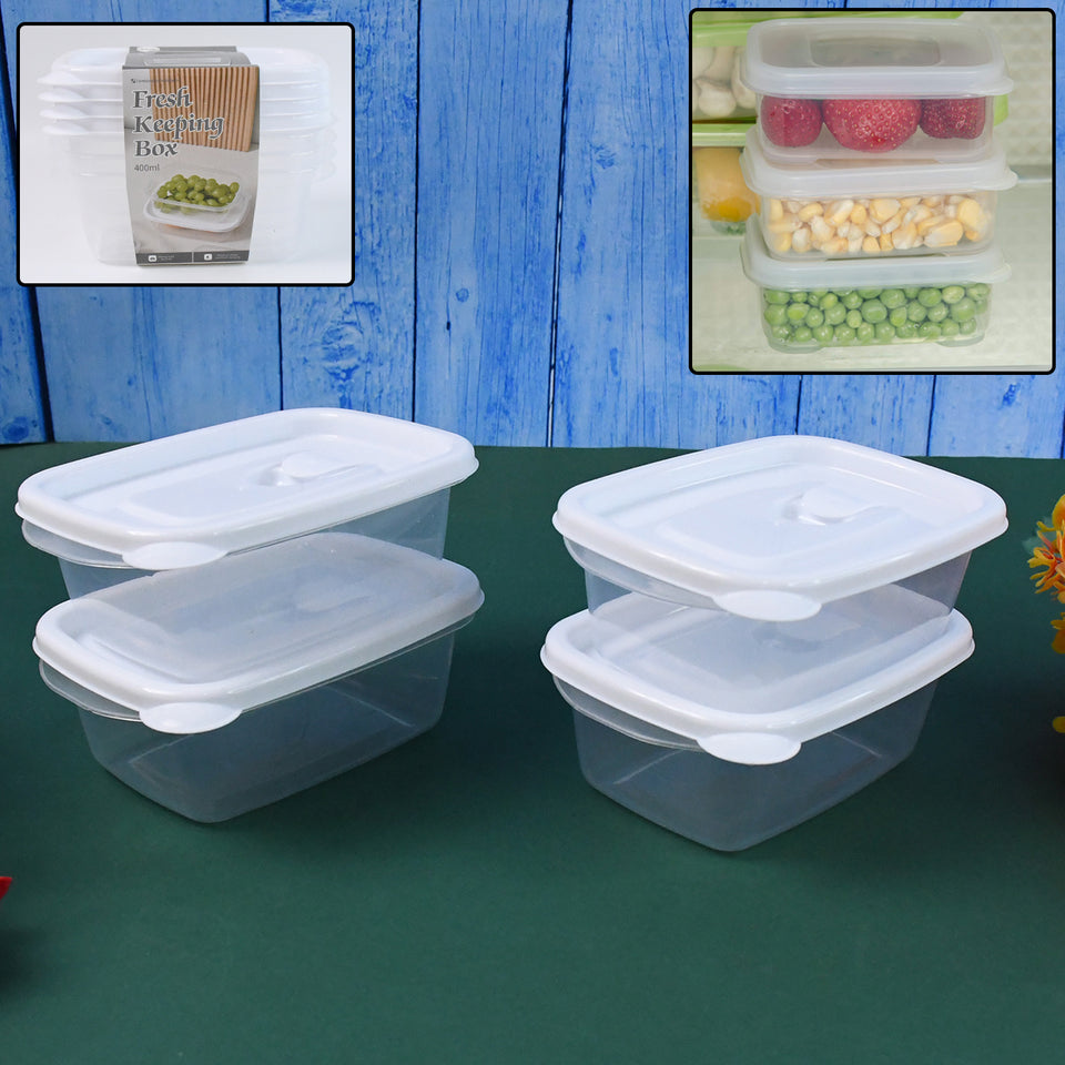 Food Storage Containers-microwave (4 Pc400ml)