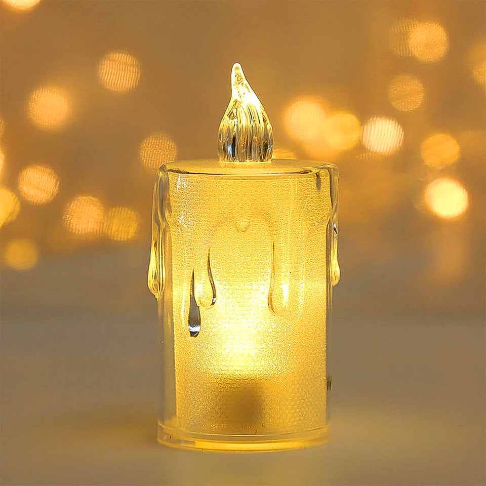 6240a Simple Candles For Home Decoration Crystal Candle Lights