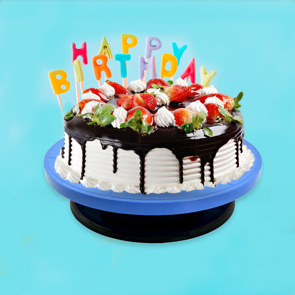 2734 Cake Stand Revolving Decorating Turntable Easy Rotate Cake Stand For Home  Birthday Party Use