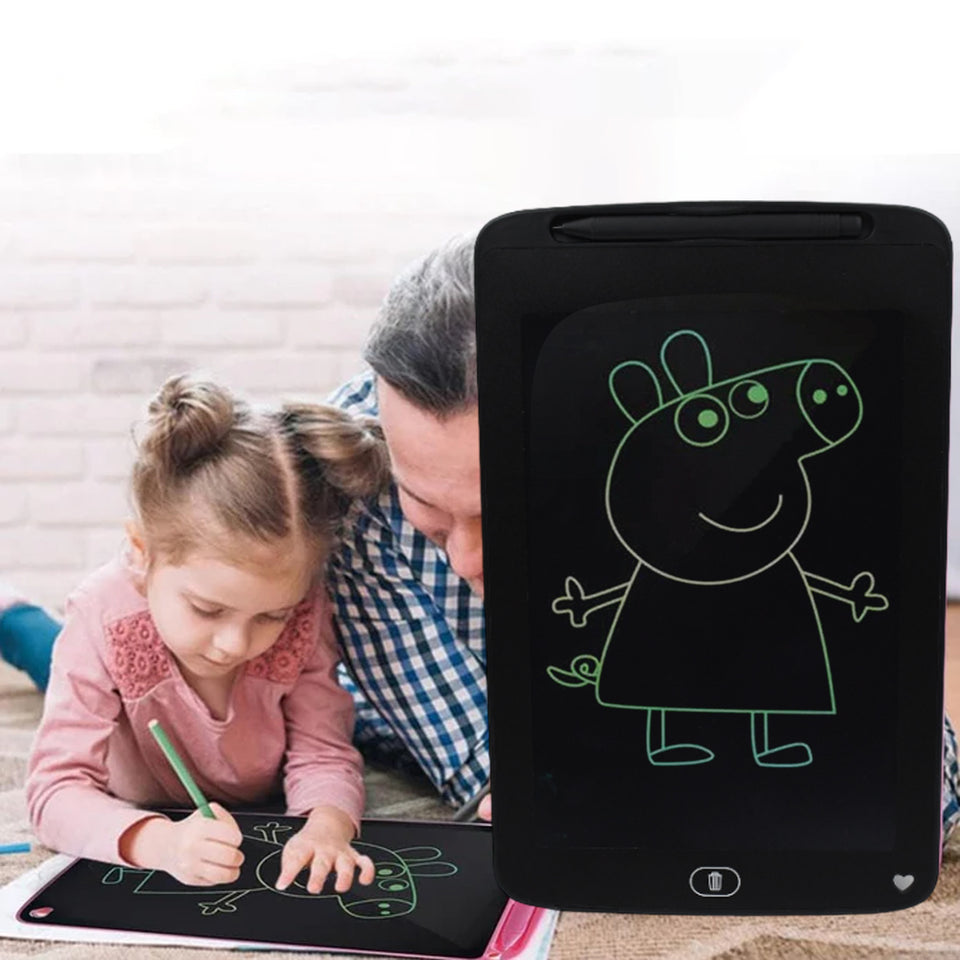 1412a Portable Lcd Writing Board Slate Drawing Record Notes Digital Notepad With Pen Handwriting Pad Paperless Graphic Tablet For Kids 12 Inch