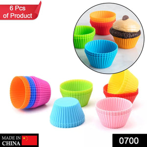 0700 Silicone Cupcake Shaped Baking Mold Fondant Cake Tool Chocolate Candy Cookies Pastry Soap Moulds