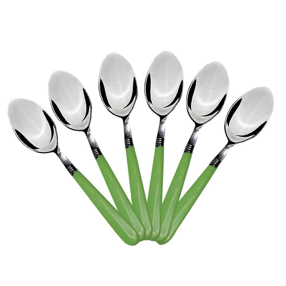 2269 Stainless Steel Spoon With Comfortable Grip Dining Spoon Set Of 6 Pcs