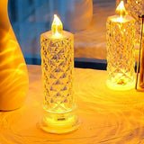 6241 Rose Candles For Home Decoration Crystal Candle Lights