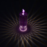 6243 Big Simple Candles For Home Decoration Crystal Candle Lights (Multicolor)