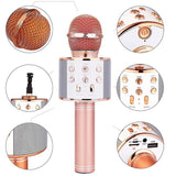 6438 Wireless Bluetooth Recording Condenser Handheld Microphone Bluetooth Speaker Audio Recording Karaoke With Mic (Multicolor 1 Pc)