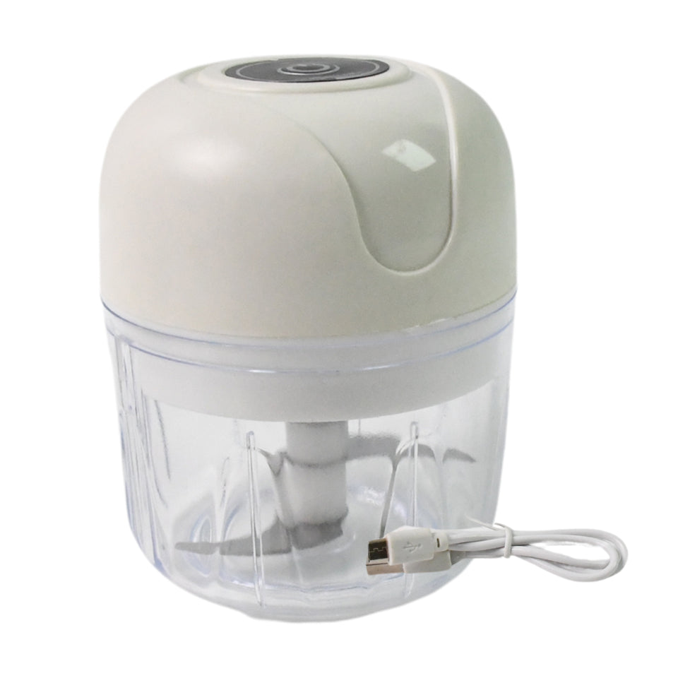 Wireless Usb Rechargeable Mini Electric Garlic Machine  Chopper (250ml)