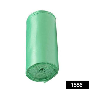 1586 Bio-degradable Eco Friendly Garbagetrash Bags Rolls (24 X 32) (Green)