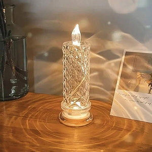 6241 Rose Candles For Home Decoration Crystal Candle Lights