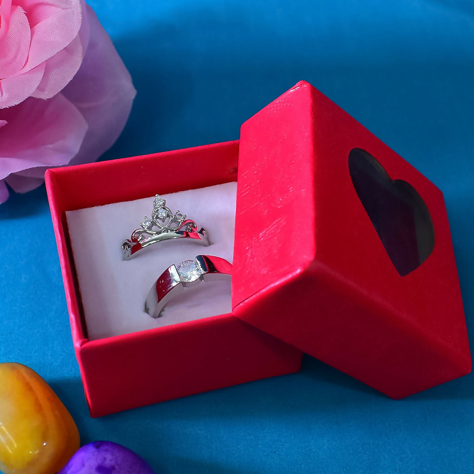 Special Couple Ring Set For Valentines Lovers