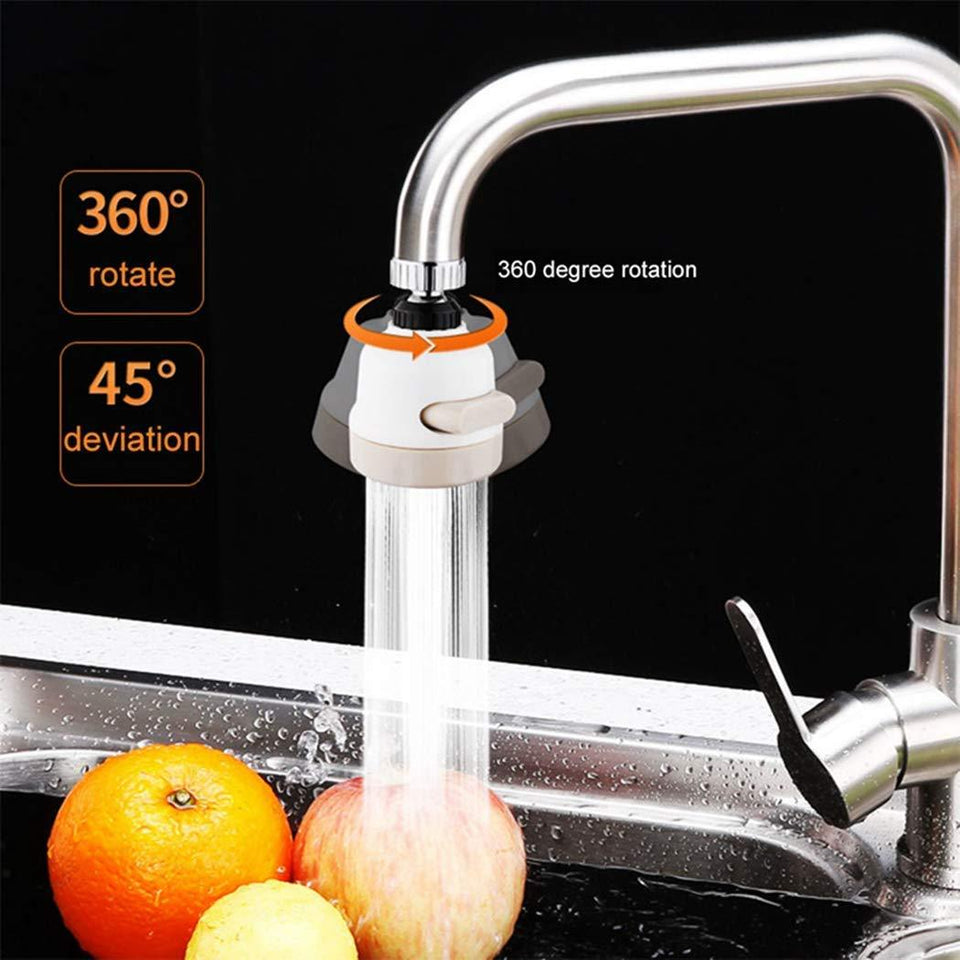 1589 Rotatable Splash Proof 3 Modes Water Saving Nozzle Filter Faucet Sprayer