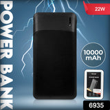 10000mAh Slim Power Bank, 22W Fast Charging