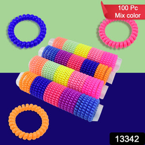 Telephone Wire Hair Bands Pack Of 100 Pcs