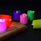 6430 1pc Festival Decorative - Led Tealight Candles  Battery Operated Candle Ideal For Party.