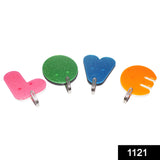 1121 Love Shape Self Adhesive Hooks