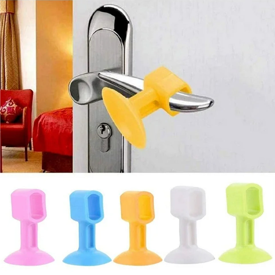 Self-sucking Silicone Door Stopper (5 Pcs Set)