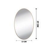 1795 Oval Shape 3d Mirror Sticker Used In All Kinds Of Household And Official Purposes As A Sticker Etc.