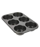 2210 Non-stick Reusable Cupcake Baking Slot Tray For 6 Muffin Cup