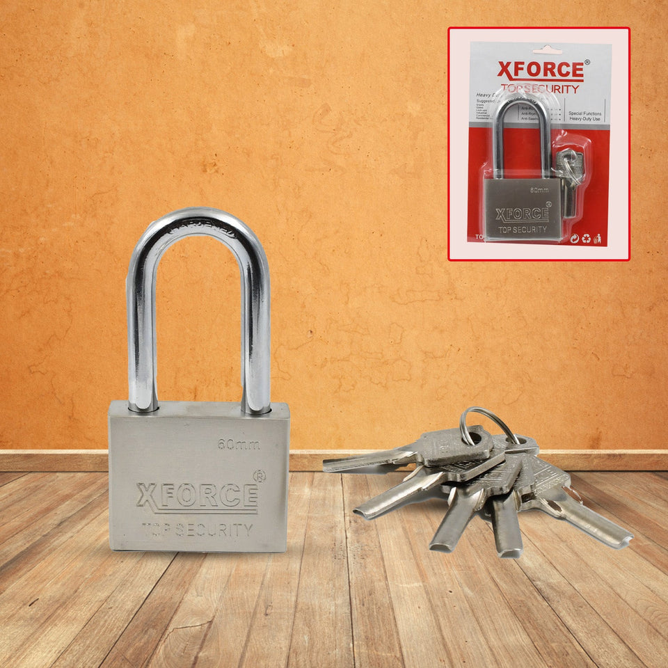 Multipurpose Solid 6 Keys Padlock 60 Mm  1 Pc)