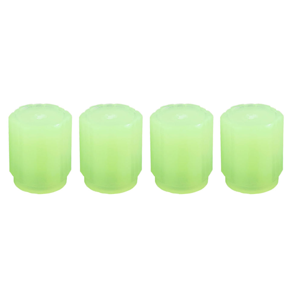 Tyre Valve Caps Luminous Glow Car Tire Valve Cap Covers Vaal Cap (4 Pcs Set)