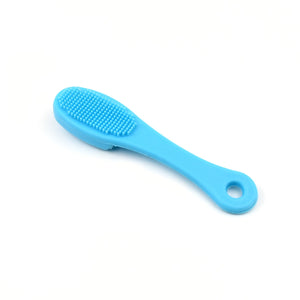 Silicone Makeup Cleaning Tool Finger Wash Face Scrubber Facial Cleansing Brush (1 Pc  Mix Color)