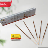 Mix Flavour Incense Sticks / Agarbatti (90 GM With Machis / Mix 1 Packet)