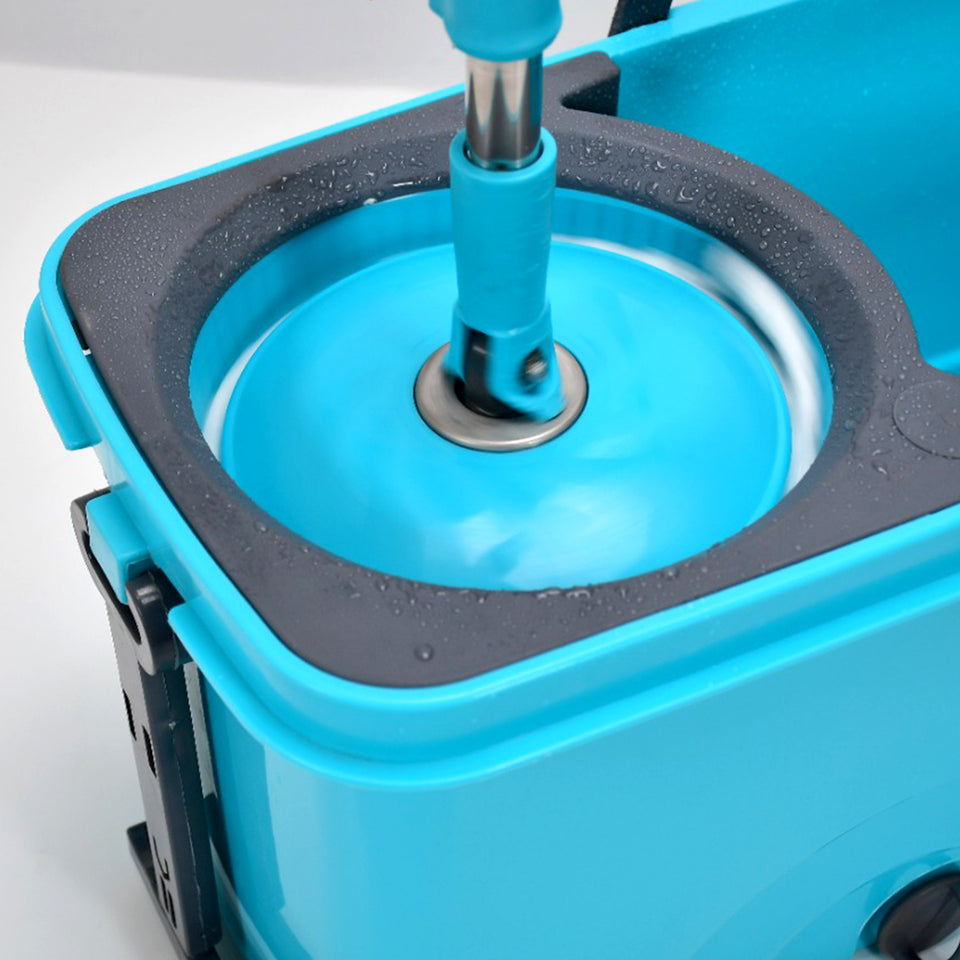 4028 Quick Spin Mop Plastic Spin Bucket Floor Cleaning Easy Wheels  Big Bucket Floor Cleaning Mop With Bucket