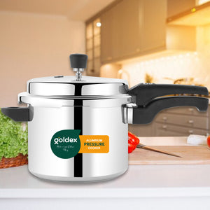 Aluminium Classic Goldex Pressure Cookers With Outer Lid (5 Litres)