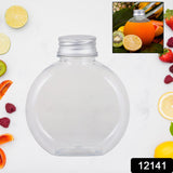 Multipurpose Transparent Round Clear Plastic Container (1 Pc)