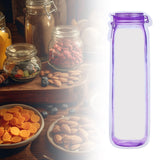 Food Storage Bag Bottles Shape Ziplock Bags Reusable (1 Pc  500 Ml)