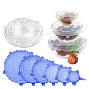 2118 Silicone Lid Set Silicon Lids For Containers Silicon Stretchable Lids Silicone Lids And Cover