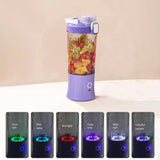 Eletric Crusher Juicer With Multicolor Light 8 Blades (600 Ml  Multicolor)